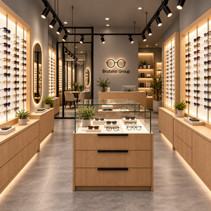 Diseño Interior Moderno para Ópticas, Muebles de Exhibición Personalizados para Gafas y Lentes de Sol - Product Image 1