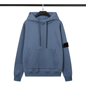 <span class=keywords><strong>Sweat</strong></span> à <span class=keywords><strong>capuche</strong></span> en polaire avec badge en pierre pour l'automne et l'hiver, style mode pour les amoureux, marque de vêtements pour hommes - Product Image 3