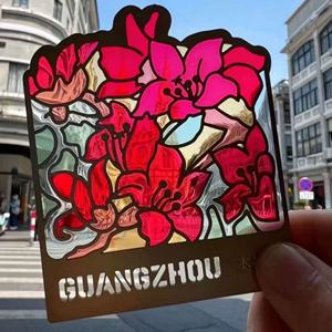 Nouveau marque-page en métal émaillé semi-transparent, design personnalisé, en laiton ajouré, souvenir, vente chaude - Product Image 3