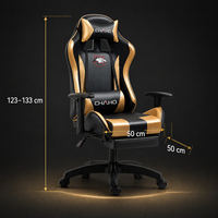 Chaise de jeu AOR, chaise de jeu ergonomique, chaise de bureau pour ordinateur, chaise de gamer à dossier haut, chaise pivotante réglable, vente en gros d'usine