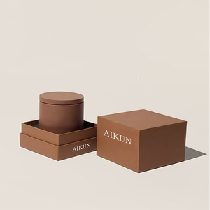 AIKUN <b>Long</b> Lasting Ceramic Vessel Packaging Tag Fragrance Scented <b>Candles</b> for Living Room Home Decoration - Product Image 5