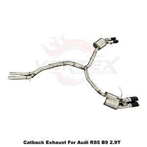 Escape Trasero Vortex de Alto Rendimiento en Acero Inoxidable para Audi RS5 B9 2.9T 2019-2025, Modificación Tuning - Product Image 2