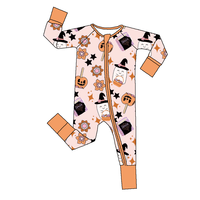 Pyjama bébé en bambou à fermeture éclair, vêtements de Noël pour nouveau-né, collection automne pour enfants