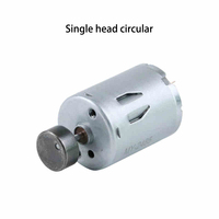 370 moteur de vibration DC 6V 12V 24V moteur électrique arbre unique/Double arbre rond/secteur vibrateur pour adultes Machine de Massage