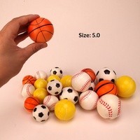 Ballon de basket anti-stress en PU imprimé intégral de 4 cm, rebondissant, pour adultes unisexes
