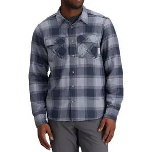 Новая Мода Высокое качество Oem пользовательские клетчатые фланелевые рубашки для мужчин