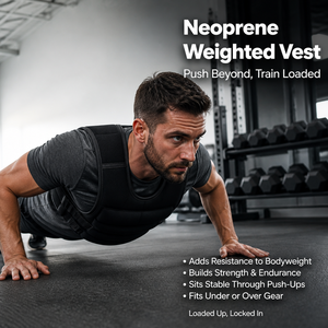 Neoprene <b>Weighted</b> Vest Foam Filled Adjustable for Strength Training Fitness Running and Cross Training Gym Custom OEM ODM Use - Product Image 5