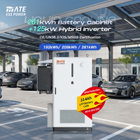 Système de stockage d'énergie tout-en-un MATE 125 kW 261 kWh avec batterie lithium-ion et refroidissement liquide pour station de recharge de véhicules électriques