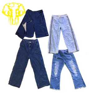 Gebrauchte Jeans gebrauchte Kleidung Ballen Lager billige gebrauchte Kleidung