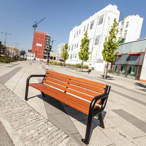 Calidad garantizada Hecho en Europa 186x60x76 Banco de jardín al aire libre duradero de estilo moderno para exportación - Product Image 5