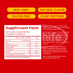 علامة خاصة مكملات الطاقة الحلال خالية من السكر حلوى بروتين نباتي لبان بروتين - Product Image 2