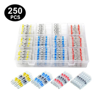 200 pièces 5 couleurs mâle femelle connecteur de balle bornes à sertir câblage