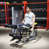 Machine Commerciale Double Fonction en Acier pour Extension et Flexion des Jambes – Équipement Durable de Musculation pour Quadricipitres et Ischio-jambiers
