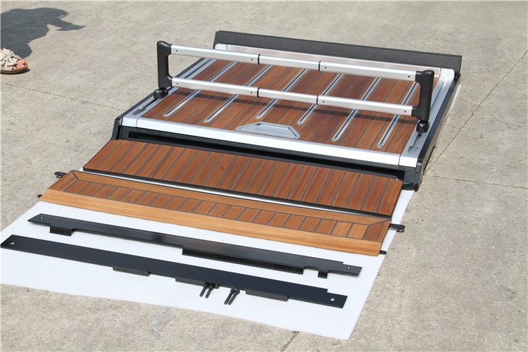 Proper Price Dployable Teak wood Trunk floor for Range Rover Vogue