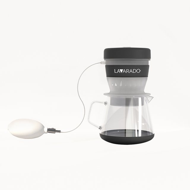 Manual Espresso Style Drip Coffee Maker with Glass Pot Air Pressure Brewer for Outdoor and Hotel Use No Electricity Required