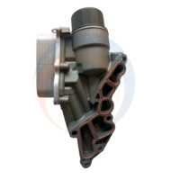 Motor-Aluminium-Ölfiltergehäuse-Baugruppe für Mercedes-Benz C230 E350 E500 S450 W221 S550 W203 E550 2721800210 2721800510