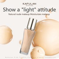 Nouveau kit de maquillage de fond de teint liquide chaud OEM marque privée comprend un kit de pinceaux de fond de teint mat correcteur
