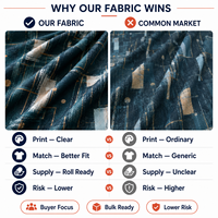 Tissu imprimé en jersey modal et élasthanne pour couches de base d'extérieur, vente en gros par rouleau, commandes par rouleau direct usine
