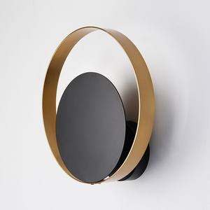 Phong cách Bắc Âu dẫn đèn tường sáng tạo năng lượng mặt trời <span class=keywords><strong>Eclipse</strong></span> lối đi thiết kế cho môi trường xung quanh ánh sáng sắt cơ thể cho phòng ngủ phòng khách sạn - Product Image 3