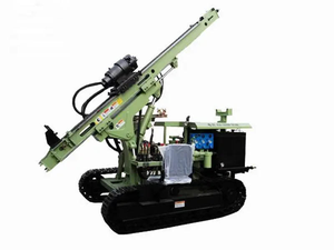 Perforatrice pneumatique multifonctionnelle sur chenilles HJH ZY168 56kW 4710kg pour forage de pieux et dynamitage de roches, profondeur 20-100m - Product Image 3