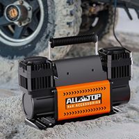 12v 4x4 Tyre Deflator 4wd Inflator 350L/Min Dual Cylinder Mini Portable Air Compressor