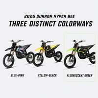Moto électrique Hyperbee Surron 2026 8000W 40Mph pour enfants, pour la conduite tout-terrain