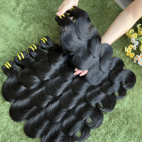 Lot de Cheveux Humains Vietnamiens Bruts de 22 Pouces, Non Traités, Qualité Supérieure 12A, Ondulés (Body Wave), Vente en Gros
