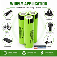 Baterai Lithium Ion HYL INR18650 18650 Baru 3.7V 3400mAh, Sel Isi Ulang Berkualitas Tinggi untuk Senter, Perangkat Elektronik