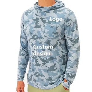 China Factory OEM ODM Custom Fishing <strong>Clothes</strong> Long Sleeve Outdoor Hooded Quick Dry UPF50 Fishing Shirts Jersey Men Summer Hoodies - Product Image 6