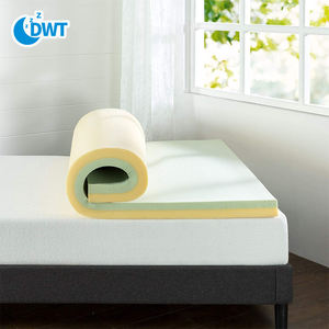 Matelas orthopédique compressé double pour <span class=keywords><strong>lit</strong></span> de sol, imperméable, pliable, gel, mousse à mémoire de forme, surmatelas hybride - Product Image 1