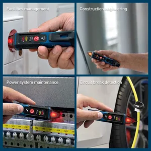 Détecteur de tension sans contact <span class=keywords><strong>Bosch</strong></span> GVD 1000-17, testeur de tension 24V-1000V, stylo indicateur de tension, auto-test de tension, détecteur intelligent de point de rupture - Product Image 3