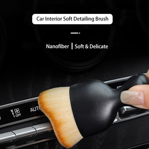 Cepillo de limpieza de ventilación de aire de plástico suave, eficaz para el interior del coche, para la eliminación de polvo de huecos con cerdas suaves, cepillos de lavado de coches - Product Image 5