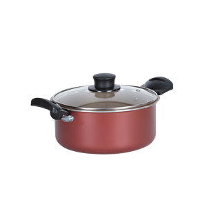 Juego de Ollas y Sartenes de Aluminio de 11 Piezas con Revestimiento Antiadherente de Alta Calidad, Tapas de Vidrio y Asas de Baquelita - Product Image 2