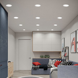 Đèn Rọi Trần Led Chiếu Điểm Đèn Led Âm Trần Tròn Điều Chỉnh Được Trong Nhà 10W 15W Đèn Chiếu Sáng Âm Trần Chống Chói - Product Image 6