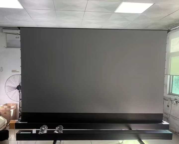 Projector Telon TELON Electric Floor up Projector Screen for Home Theater Motorized ...