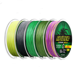 Línea de pesca trenzada de 4 hebras al por mayor 100M línea de nivel multifilamento de alta resistencia línea trenzada PE - Product Image 3