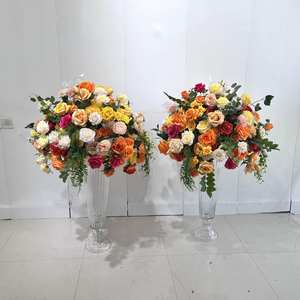 SPR mode fête de mariage anniversaire bébé douche hôtel <span class=keywords><strong>maison</strong></span> fleur boules événement Table pièce maîtresse fleur artificielle pour la décoration - Product Image 4