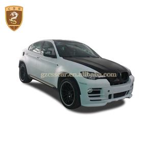 <span class=keywords><strong>Kit</strong></span> carrosserie en fibre de verre de haute qualité de style <span class=keywords><strong>Hamann</strong></span> pour BMW X6 E71, lèvre arrière, jupes latérales - Product Image 2