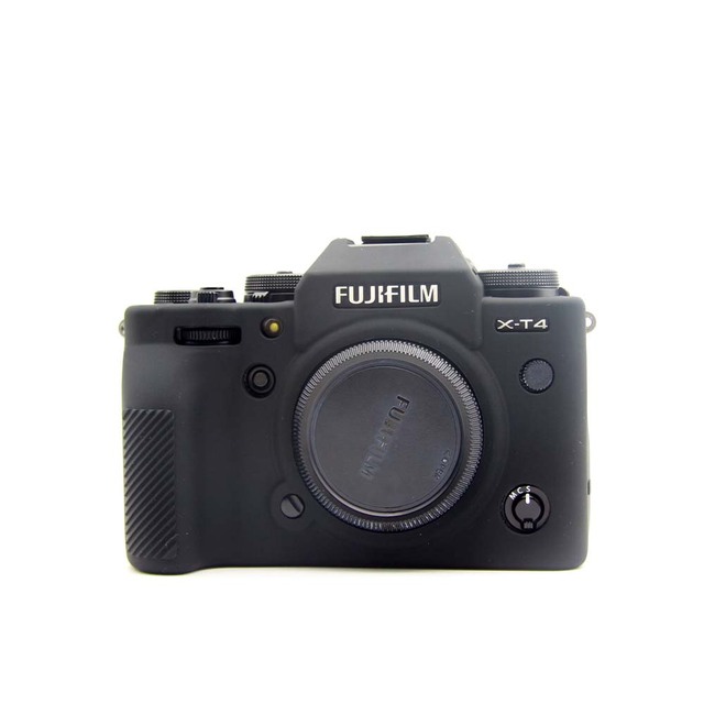 KAMPHO Case for FUJIFILM X-T4 Camera Accessories, Soft Silicone Protective Skin Cover for Fuji XT4