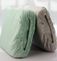 Draps d'hôtel en soie, ensemble de literie directe 100% fils, doux au rabais, 300