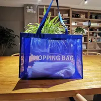 थोक फैशन बड़ी क्षमता शॉपिंग बैग समुंदर के किनारे यात्रा जाल बैग