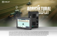 Nueva Tablet PC Resistente de 10.1 Pulgadas y 1000 Nits, Android 9.0, GPS, BT, WIFI, 4G con RS232, RJ45, CANBUS, GPIO para Agricultura de Precisión