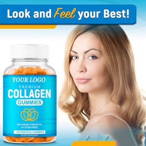 Formula personalizzata per la pelle e le unghie dei capelli supporta 60 conteggi biotina <span class=keywords><strong>Halal</strong></span> vitamine caramelle gommose collagene - Product Image 5