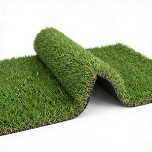 สนามกีฬากลางแจ้งและสนามเด็กเล่น พร้อมติดตั้งหญ้าเทียมแบบผสมตรงและหยักศก ได้รับการรับรองคุณสมบัติทนไฟ - Product Image 1