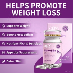 Cápsulas DetoxSlim OKTW <span class=keywords><strong>para</strong></span> una Digestión Saludable, Limpieza y Pérdida de Peso, en Stock, Muestras Gratis, Marca Privada OEM - Product Image 2