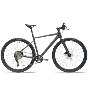 Vélo <span class=keywords><strong>de</strong></span> <span class=keywords><strong>route</strong></span> en alliage d'aluminium, gravel, tout-terrain, <span class=keywords><strong>endurance</strong></span>, fourche en fibre <span class=keywords><strong>de</strong></span> carbone, 10 vitesses, freins à disque, complet pour hommes - Product Image 4