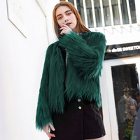 Manteau long en fausse fourrure grande taille pour femme, style décontracté, pour l'automne et l'hiver, vêtement d'extérieur quotidien