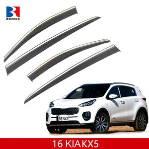 Pare-soleil en plastique PC pour KIA KX5 2016, déflecteurs de vent, visières de fenêtre - Product Image 2