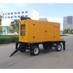 Generador diésel silencioso y confiable de 20 kw a <span class=keywords><strong>precio</strong></span> económico con carcasa electrogalvanizada y remolque móvil - Product Image 2