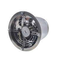 Ventilateur électrique silencieux de ventilation d'admission de tuyau de surpression de conduit d'acier inoxydable